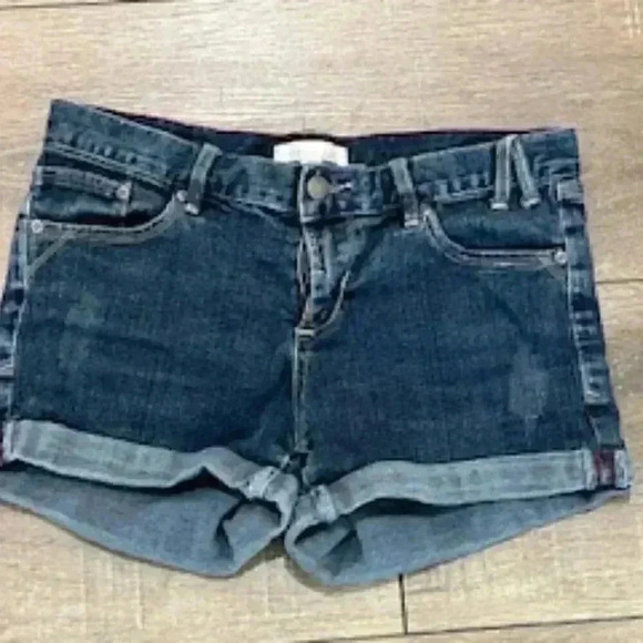 2.1 Denim Jean Shorts Medium Wash Rolled Cuff Women’s Sz 27 - Picture 11 of 11